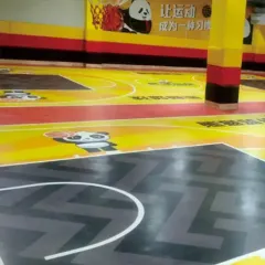 Indoor Basketball court Flooring Mat-Printable PVC Flooring