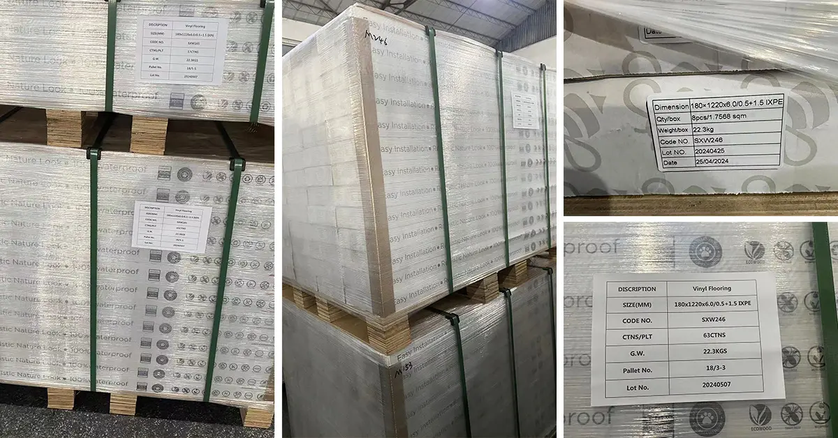 empacar, paletizar y etiquetar cada producto