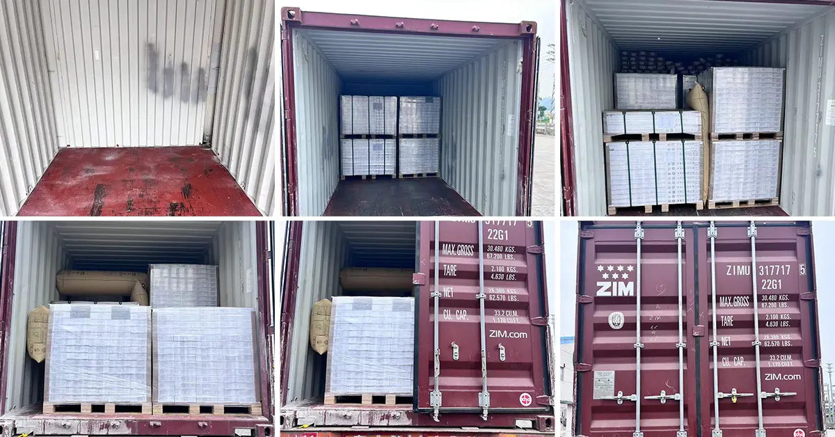 Pisos de vinilo listos para su envío