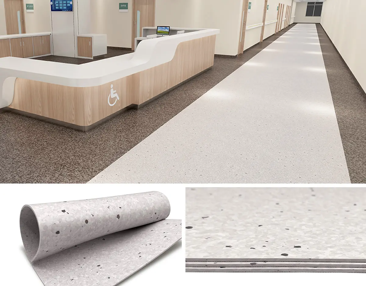 Hospital PVC Flooring Application