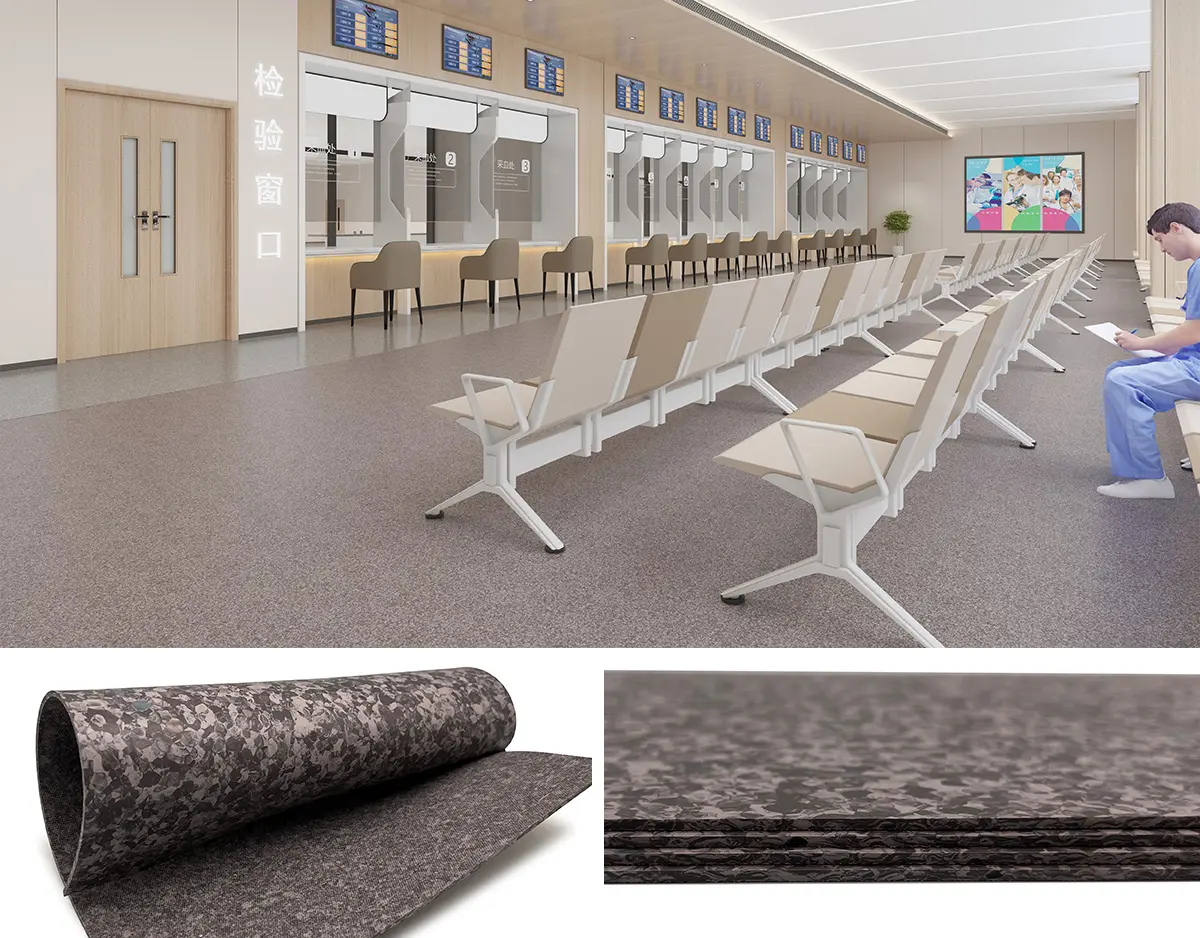 Anti Skid PVC Flooring Application