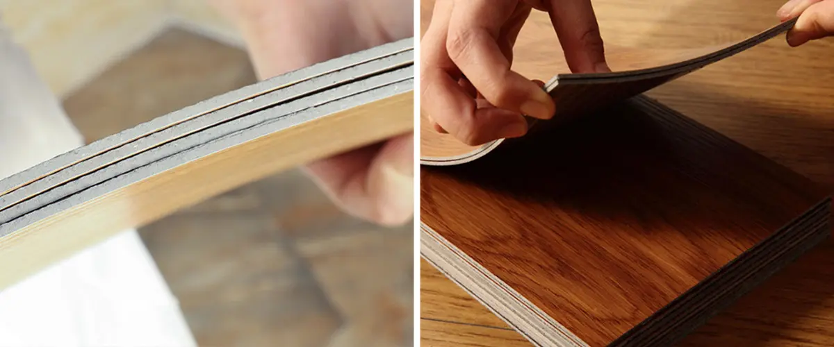 Pros of luxury vinyl flooring Light and thin