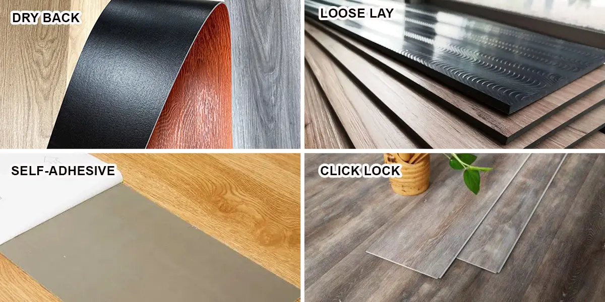 Vinyl Flooring Classification by installation method