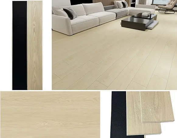 SPC Flooring Beige Application