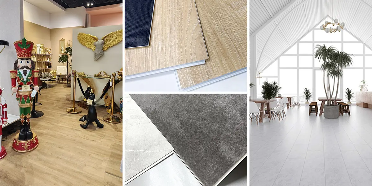 HAOFLOORING brand SPC floor real pictures