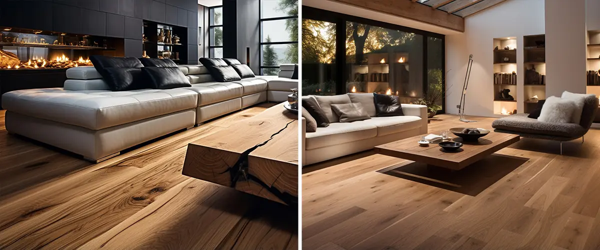 Pictures of Solid Wood Floor Installation Effects
