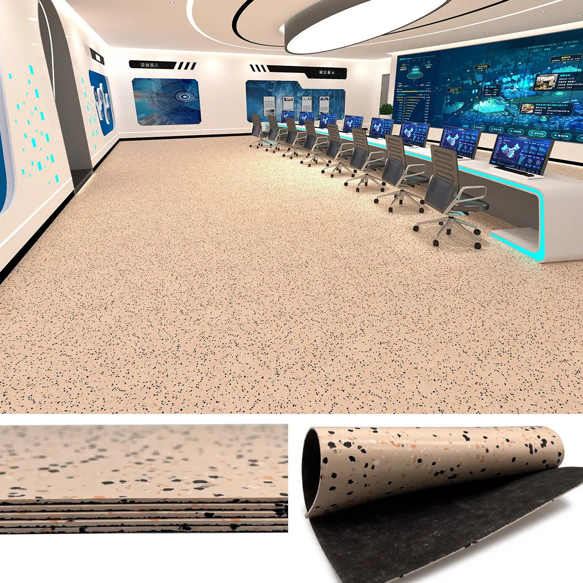 Conductive Through-Modified Vinyl Roll Application scenarios