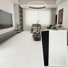 SPC White Terrazzo Flooring