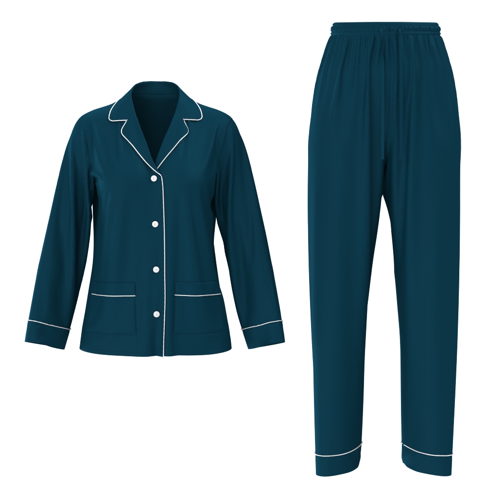 90 Solid Colors Silk Pajamas