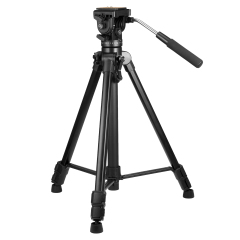 ZOMEi Video Tripod VT111 with Professional 360 Degree Fluid Damping Head and Fit for Panoramic Shooting - Suitable for DSLR Camcorder Video