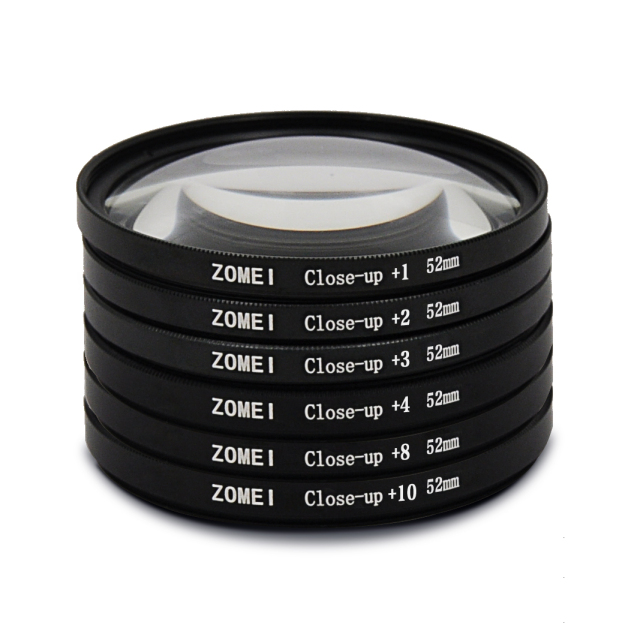 ZOMEI 52-82mm Macro Close-Up +1/ +2/+3/+4/+8/+10Lens Filter for nikon Hoya Fuji flim