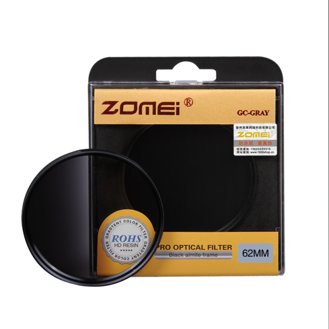 ZOMEi Ultra 52MM-82MM GC-GRAY Gradient Gray Neutral Density Filter