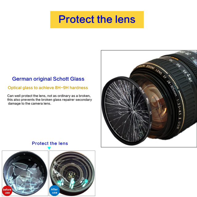 Zomei 37-82mm Ultra Slim UV Filter AGC Optical Glass UV Ultra Violet Lens Protective Filter