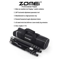 ZOMEi Z818 / Z888 Heavy Duty Camera Tripod 65 Inch for Professional Photographic Shooting for Landscape and Food Photography - Gold