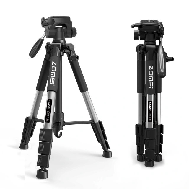 Q111 Compact Aluminum Tripod Kit YouTube Photography for Nikon Canon Dslr Camera for Macro Photography