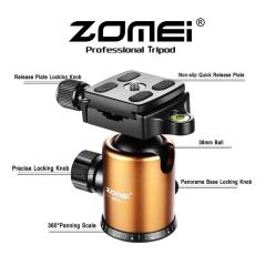 ZOMEi Z818 / Z888 Heavy Duty Camera Tripod 65 Inch for Professional Photographic Shooting for Landscape and Food Photography - Gold