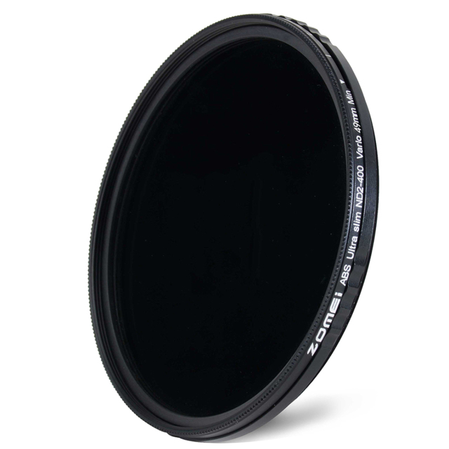 ZoMei ABS Slim MCND Filter  with No X Pattern on Images Adjustable Variable ND2-ND400 ND2-N400 Fader