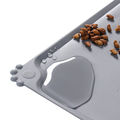 Silicone Dog Cat Bowl Mat Non-Stick Food Pad Water Cushion Waterproof Feeding Placemat Suitable for Small, Medium Pet