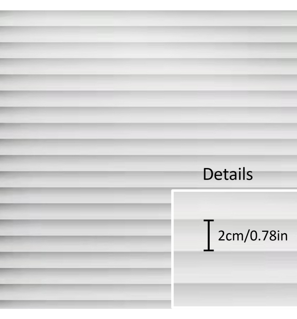 Privacy Window Filmfor Bathroom,Frosted Static Cling Non-Adhesive Vinyl Removable Glass Film Anti UV, Window Decor for Home Security,Blinds Pattern 17