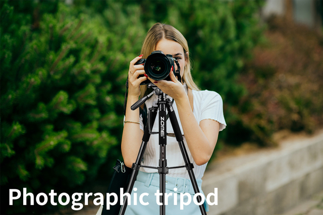 Q188 Compact Aluminum Tripod Kit YouTube Photography for Nikon Canon Dslr Camera for Macro Photography