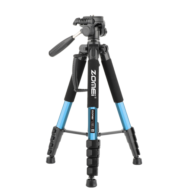 Q188 Compact Aluminum Tripod Kit YouTube Photography for Nikon Canon Dslr Camera for Macro Photography