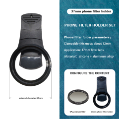 37mm Cell Phone Lens CPL Filter Universal Phone Camera Lens Clip On CPL Filter Lens and Storage Bag