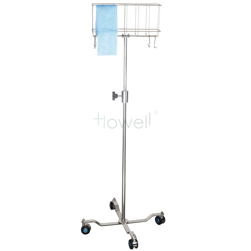 Gauze Basket Casters Pole