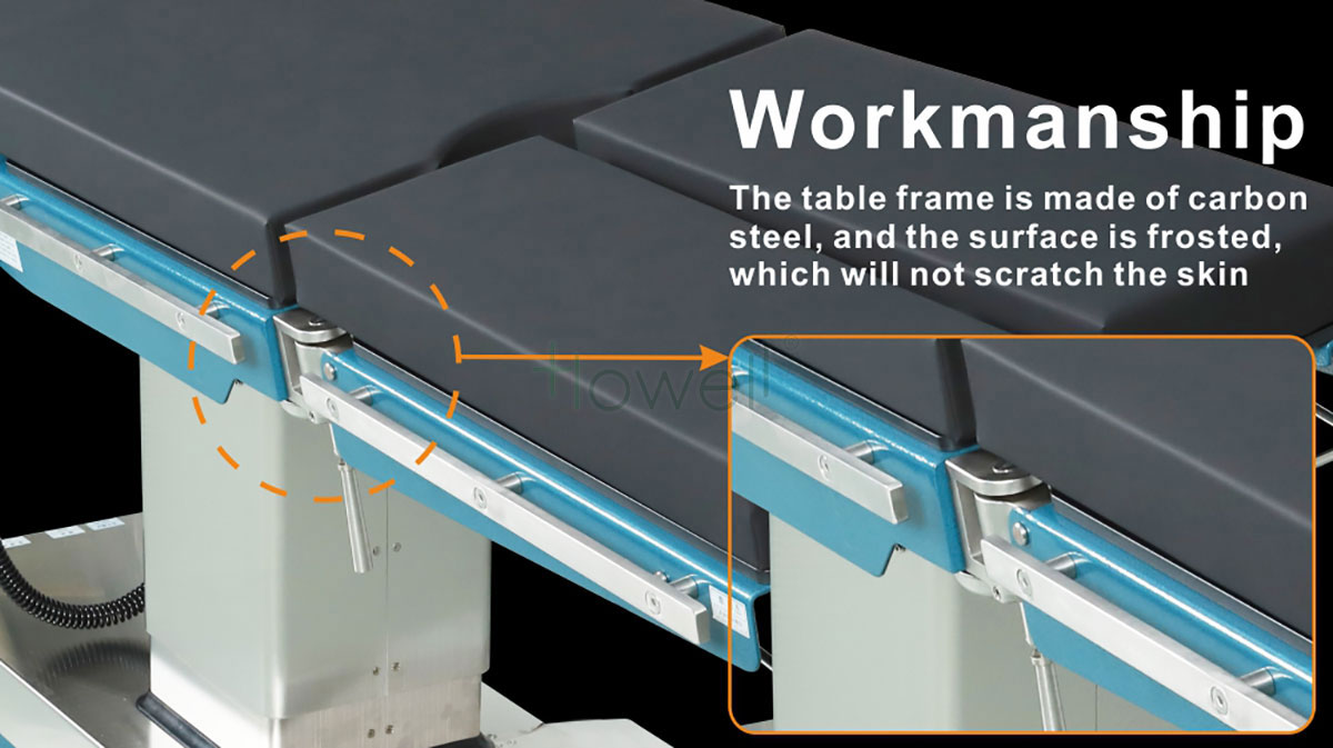 Electric hydraulic surgery table