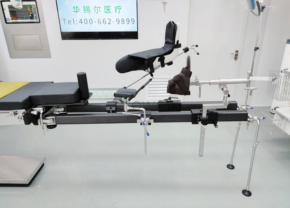 Orthopedic traction operating table - Orthopedic lower limb traction frame