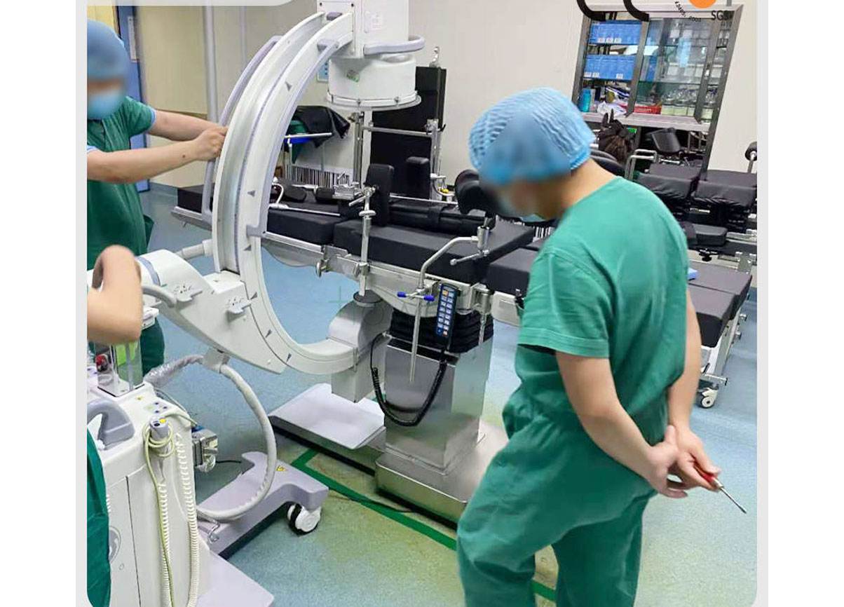 A hospital carrying out spine surgery bought a 3D C-arm, why do you need a dedicated operating table?