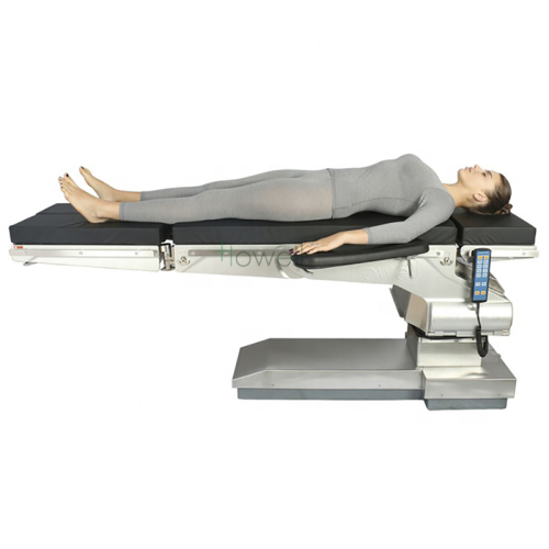 Mesa de cirurgia ortopédica de fibra de carbono do braço em C de 4 seções Mesa de cirurgia ortopédica