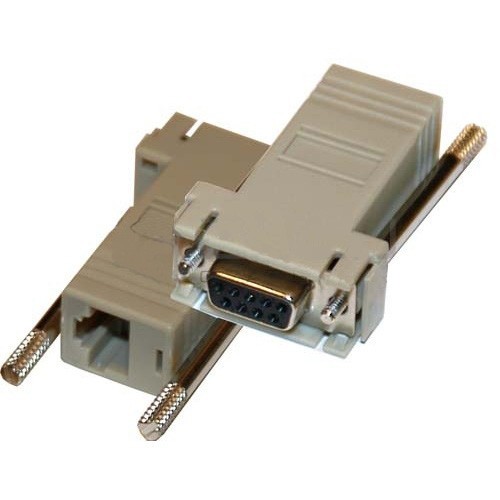 Lodalink Cisco DB9 Female to RJ45 Female Console Adapter