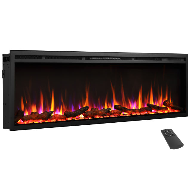 Castello Media Wall Inset Electric Fireplace