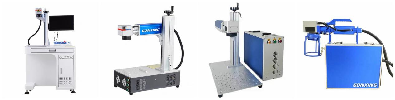 GXLASER fiber laser marking machines for metal marking