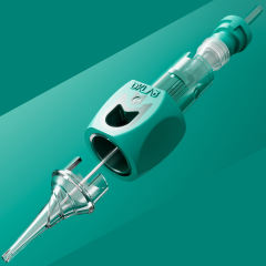 DKLAB PRIME Tattoo Needles,RM/CM Curved Magnum Disposable Safety Cartridge Needles with Full Membrane & Silicone Soft Shell Cover