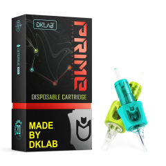 DKLAB PRIME Tattoo Needles,RM/CM Curved Magnum Disposable Safety Cartridge Needles with Full Membrane & Silicone Soft Shell Cover