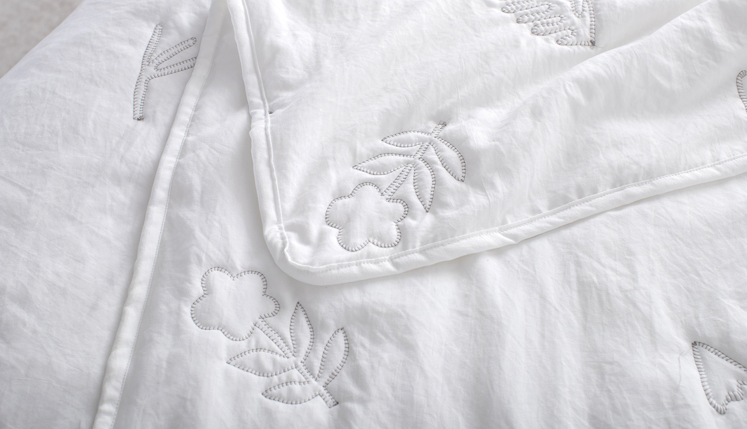 Kasentex cotton linen quilt full product view