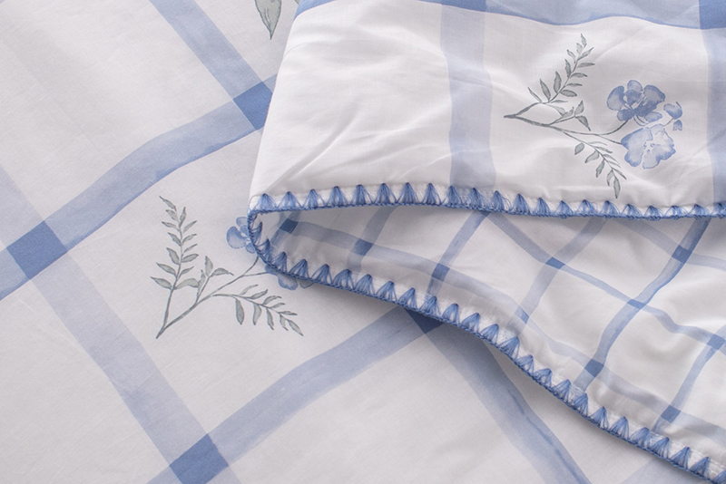 Kasentex cotton linen quilt