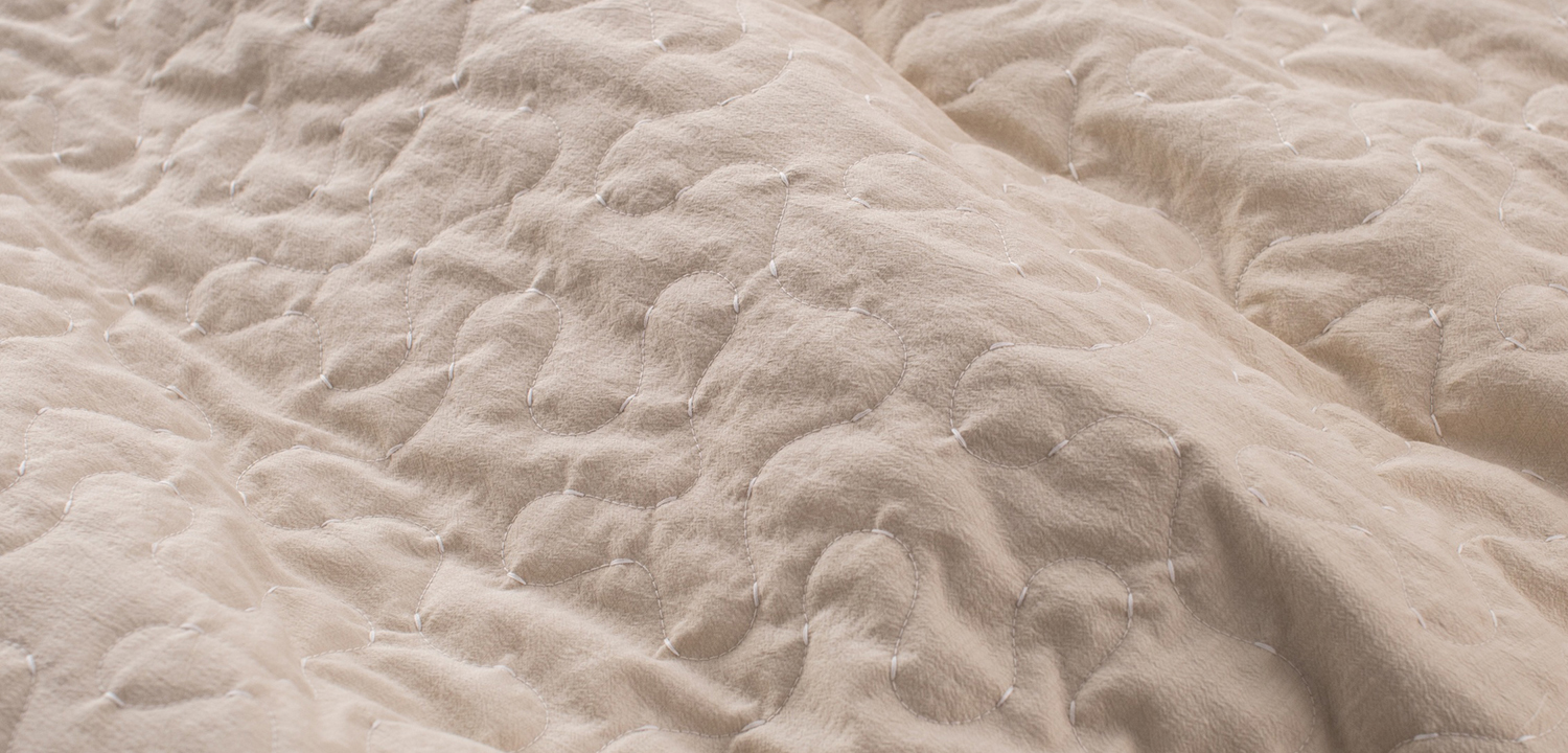 Kasentex cotton linen quilt full product view