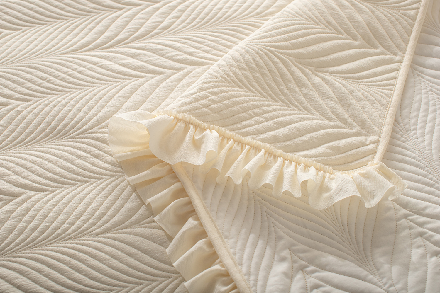 Kasentex cotton linen quilt full product view