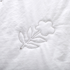 Premium Embroidered Washed Brushed Quilt