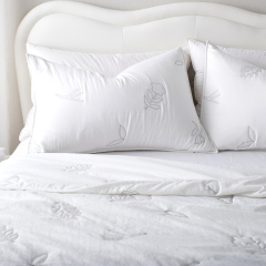 Premium Embroidered Washed Brushed Quilt