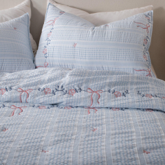 Seersucker Quilted Quilt 100% Polyester