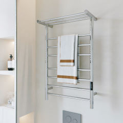 KWW Towel Warmer Wall Mount / Heated Towel Rack Mirror Polish