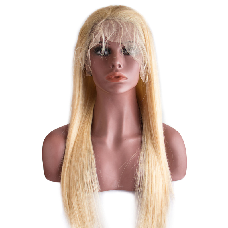 Raw Hair #613 Straight Lace Front Wig 130% Density  Transparent Lace Wholesale