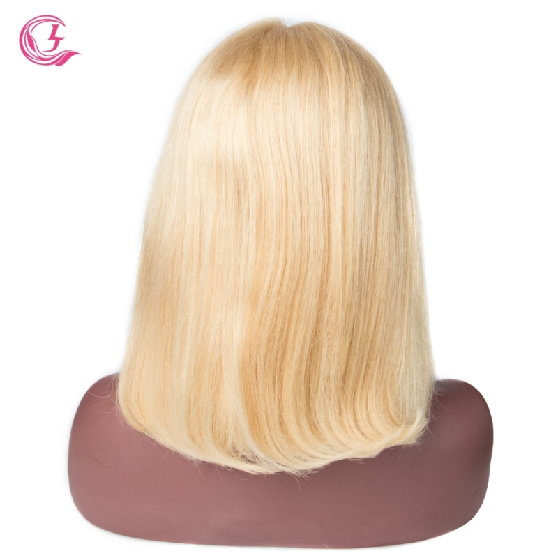 Virgin Hair 613# BOB Lace Front Wig Straight  transparent Lace Wholesale