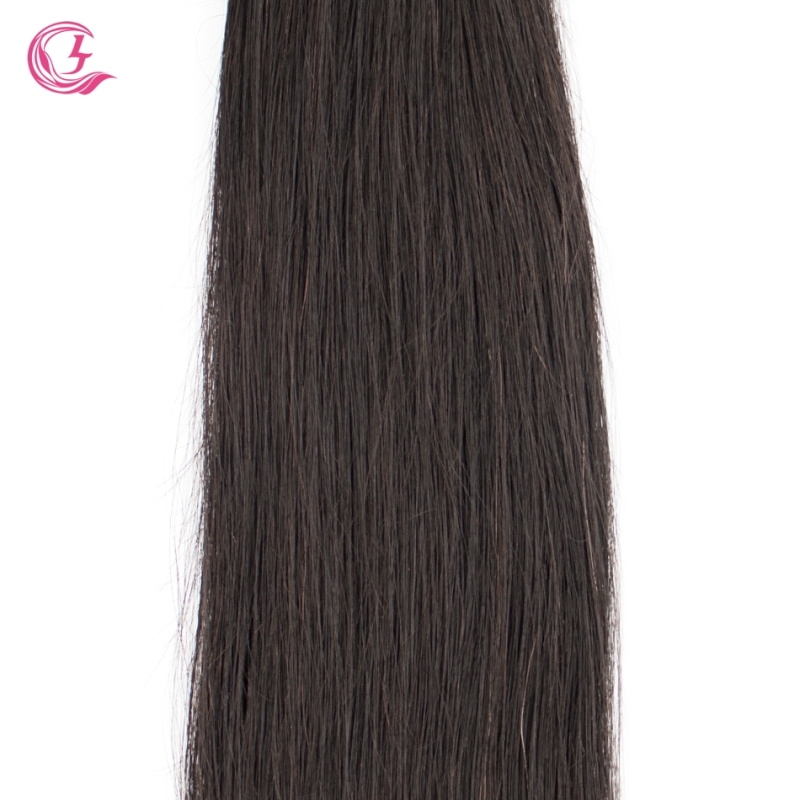 Virgin Hair of Straight Bundle Natural black color 100g With Double Weft For Medium High Market