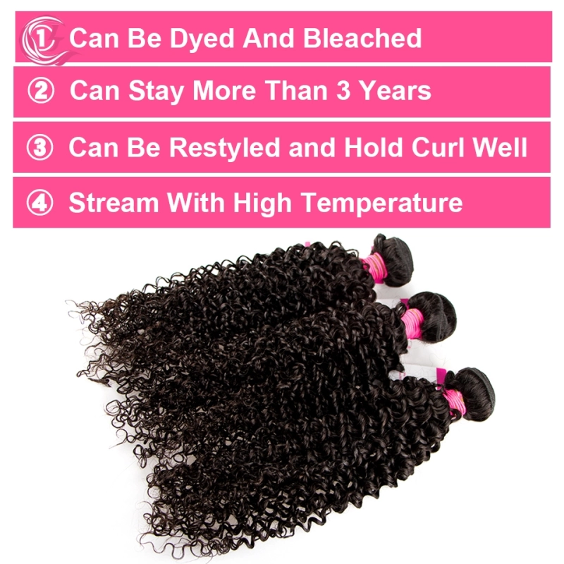 Unprocessed Raw Hair jerry curly Bundle Natural black color 100g With Double Weft