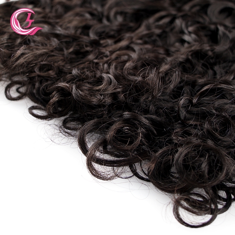 Unprocessed Raw Hair Natural Wave Bundle Natural black color 100g With Double Weft