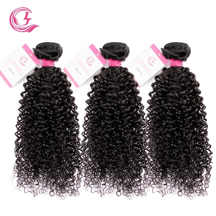 Unprocessed Raw Hair jerry curly Bundle Natural black color 100g With Double Weft